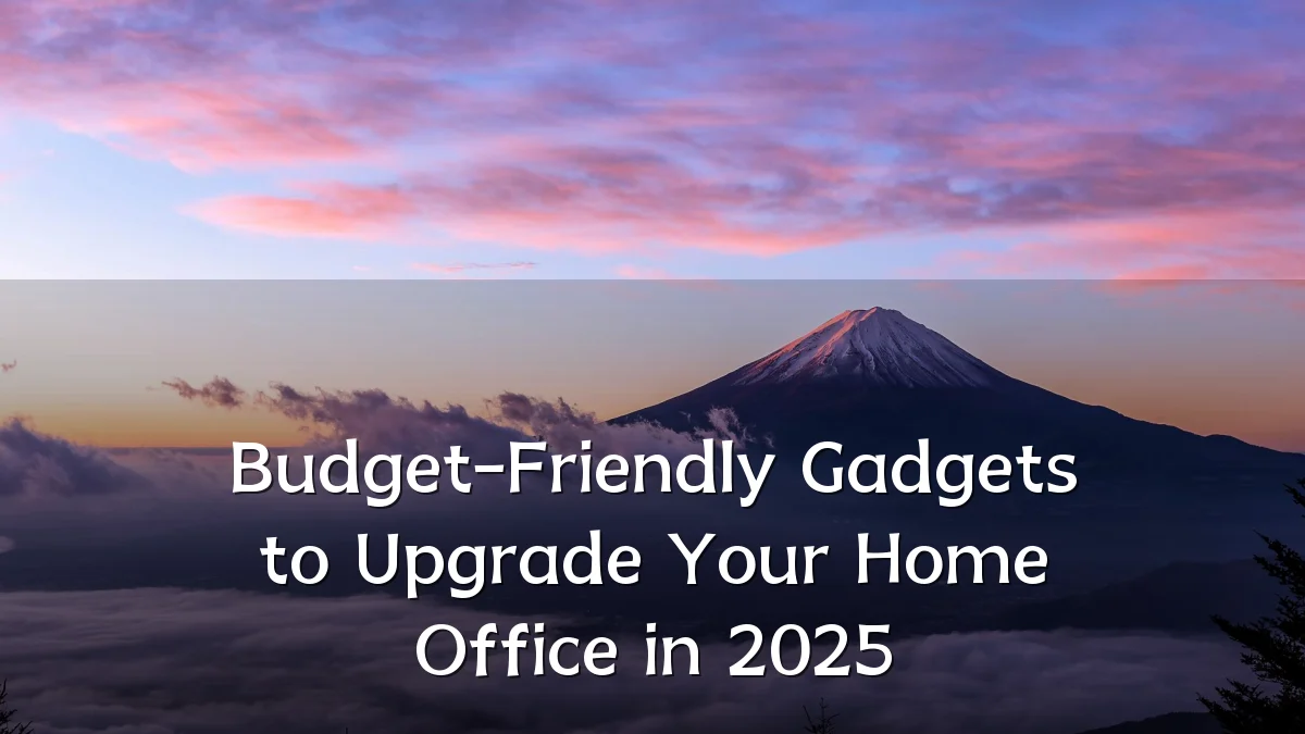 Budget-Friendly Gadgets to Upgrade Your Home Office in 2025