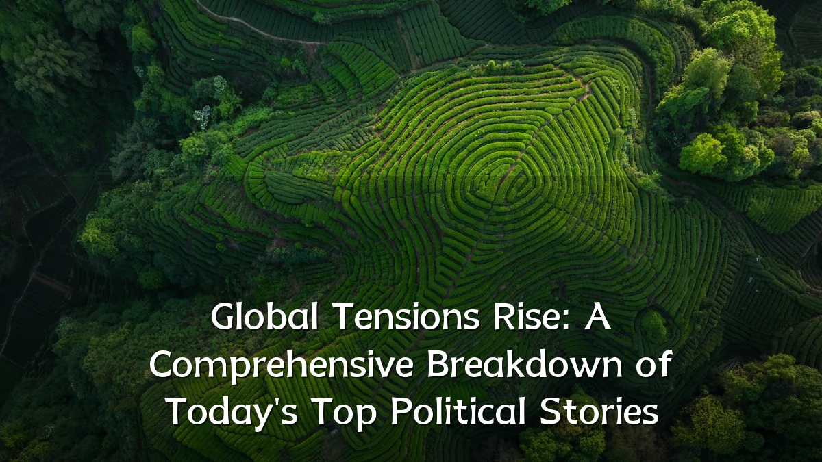 Global Tensions Rise: A Comprehensive Breakdown of Today's Top Political Stories