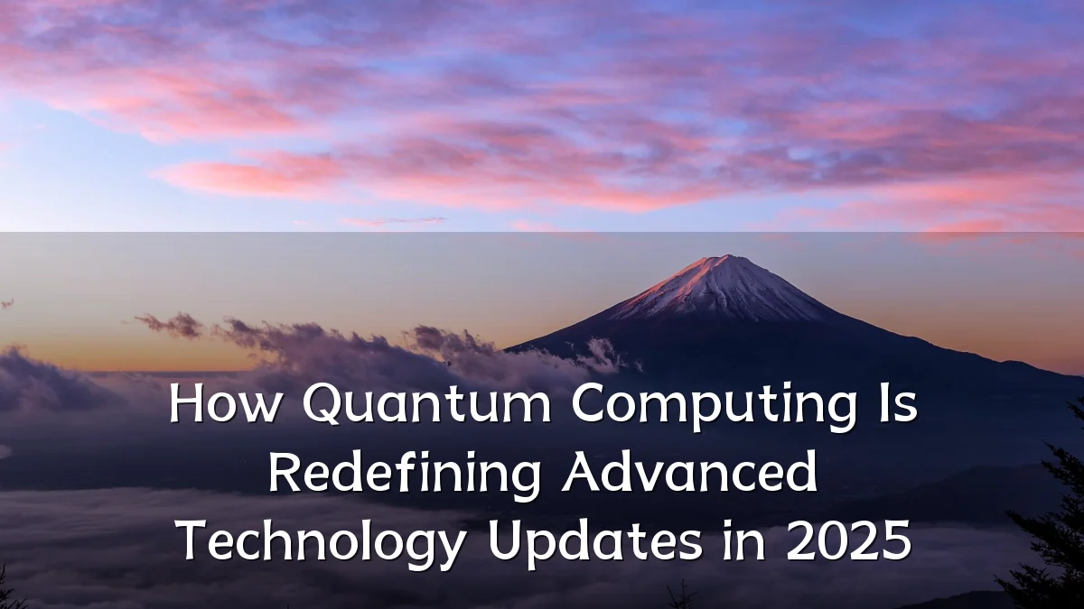 How Quantum Computing Is Redefining Advanced Technology Updates in 2025