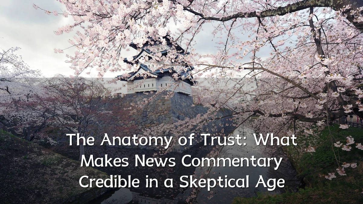 The Anatomy of Trust: What Makes News Commentary Credible in a Skeptical Age