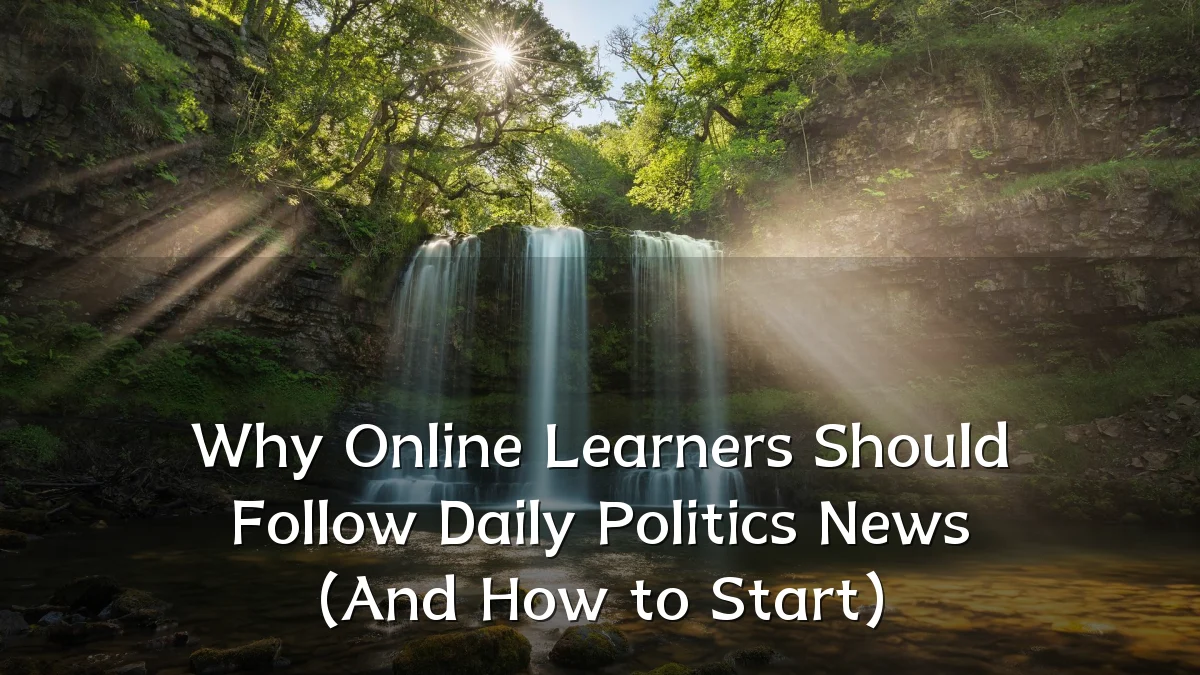 Why Online Learners Should Follow Daily Politics News (And How to Start)