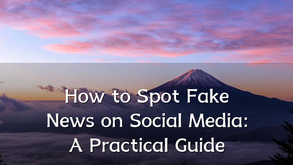 How to Spot Fake News on Social Media: A Practical Guide