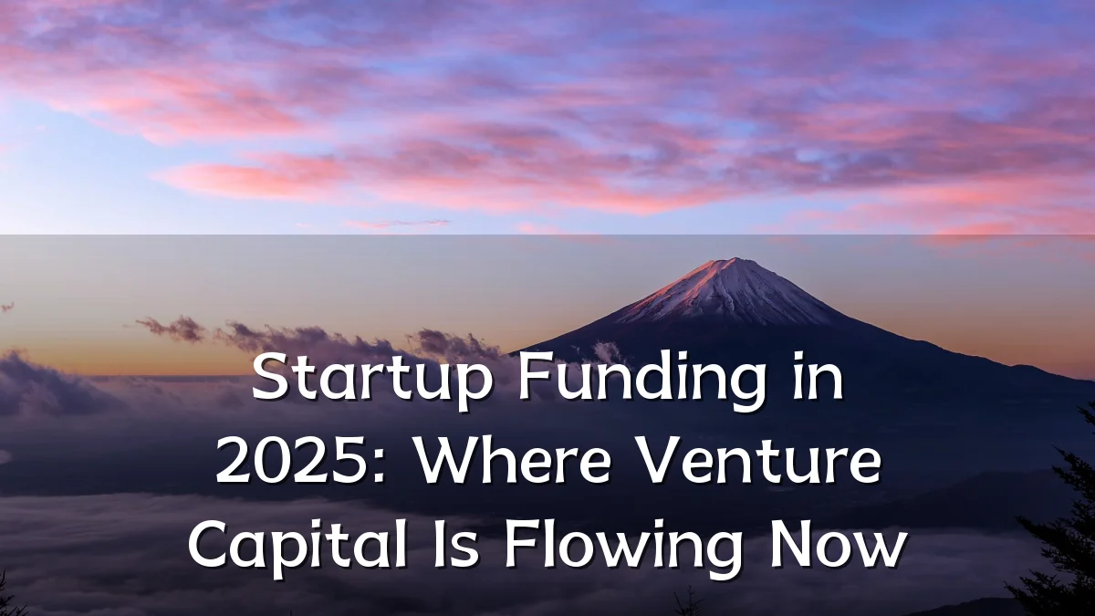 Startup Funding in 2025: Where Venture Capital Is Flowing Now