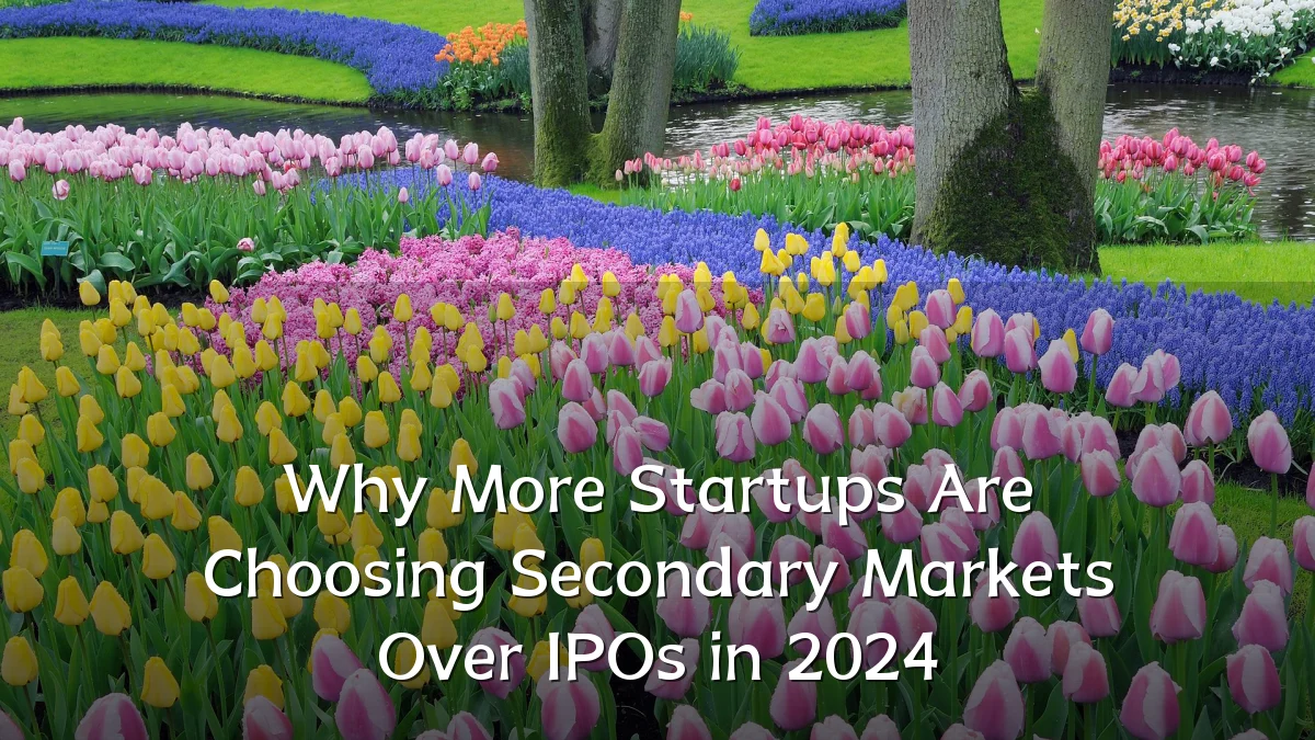 Why More Startups Are Choosing Secondary Markets Over IPOs in 2024