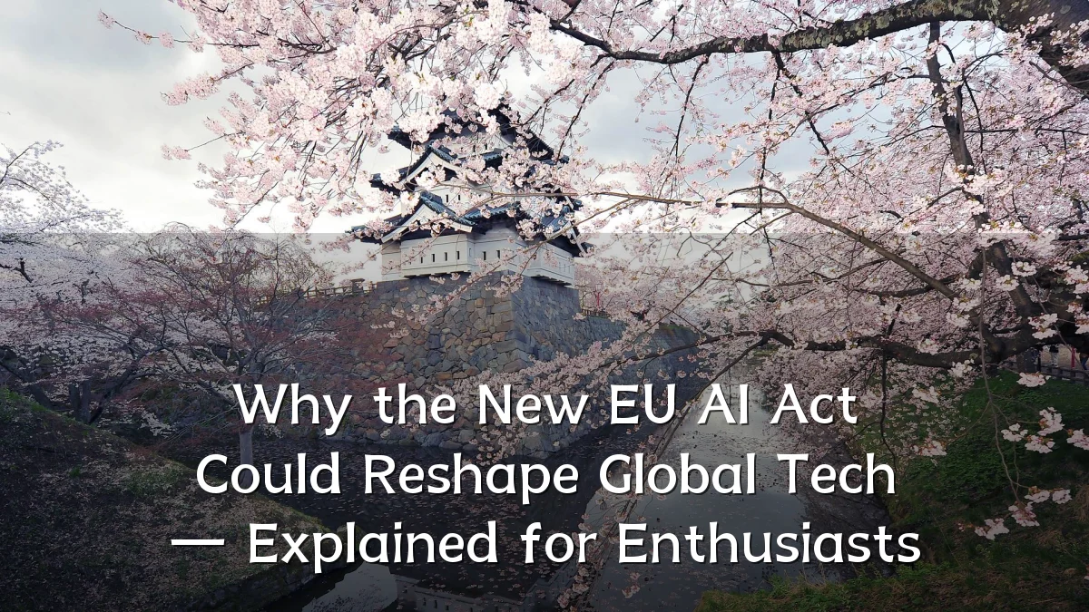 Why the New EU AI Act Could Reshape Global Tech — Explained for Enthusiasts